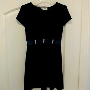 Velvet dress dark green